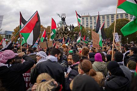 Pro-palästininensische Kundgebung in Berlin.