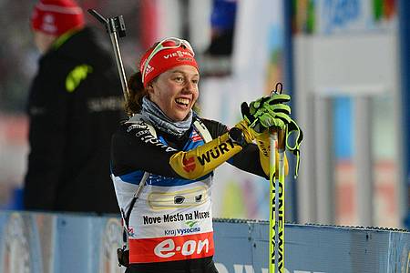 Laura Dahlmeier betrat 2013 in Nove Mesto die weltweite Biathlon-Bühne.