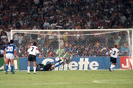 Andreas Brehme erzielte das entscheidende Tor im WM-Finale 1990 gegen Argentinien per Elfmeter.