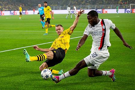 Im Hinspiel erarbeitete sich der BVB einen knappen 1:0-Sieg gegen die AC Mailand.