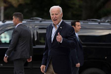 Ohne ernstzunehmende Konkurrenz: Bei den Demokraten bewirbt sich Präsident Joe Biden um eine zweite Amtszeit.