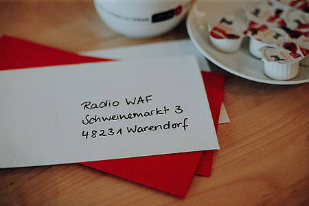 Brief an Radio WAF